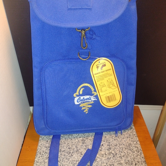 Culver's Restaurant Organizer Pocket BACKPACK. Toppers Brand. New w/Tags. - Picture 9 of 9